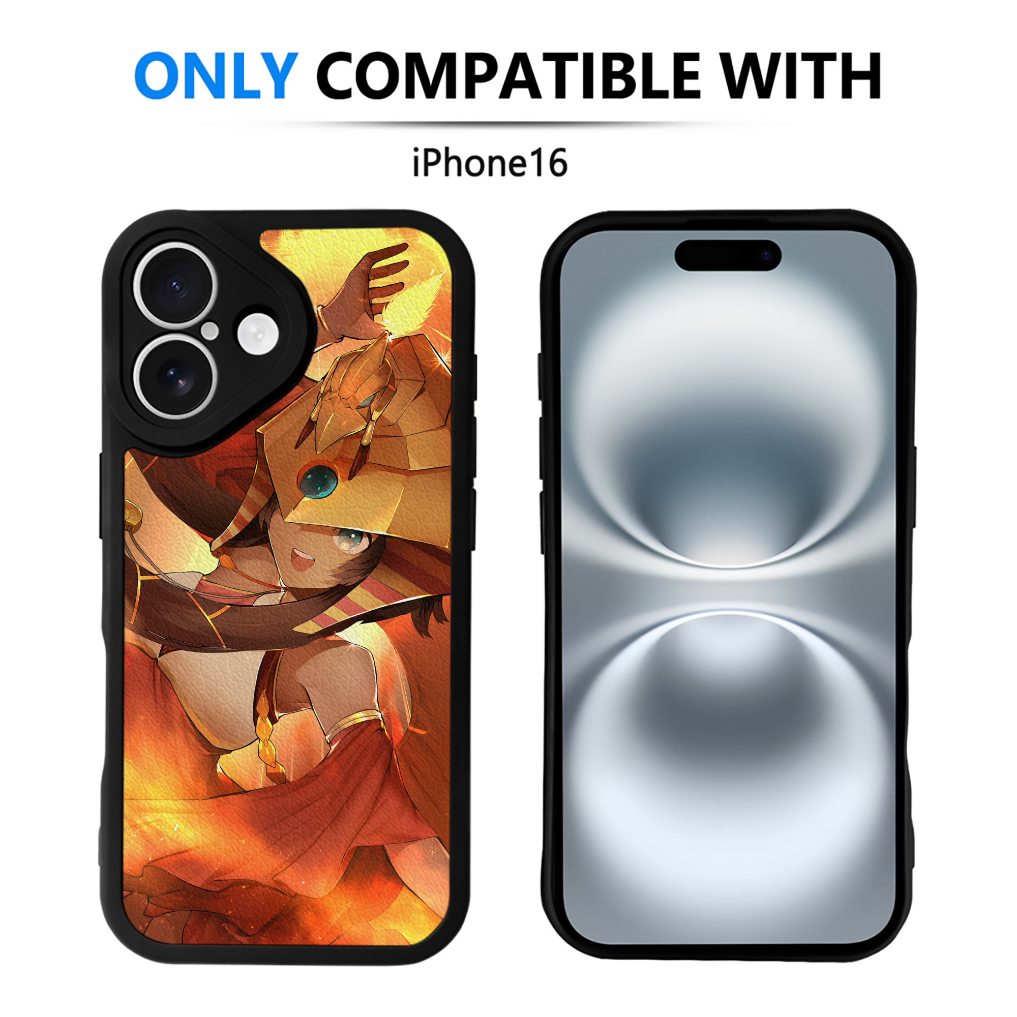 （画像用） 遊☆戯☆王 Yu-Gi-Oh! 【iPhone 16シリーズ対応】シリコンスマホケース（レザー調） 材質：シリコン
